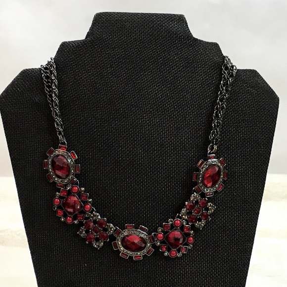 White House Black Market Jewelry - WHBM Red Statement Necklace NWT
